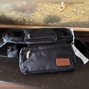 Momcozy Stroller bag NWT Black Crossbody strap included